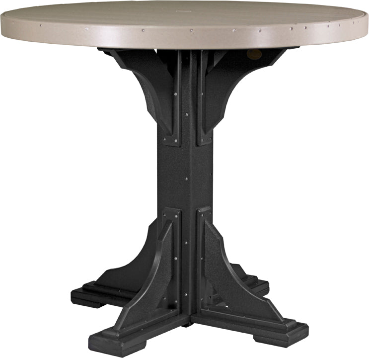 LuxCraft 4' Round Table - Bar Height