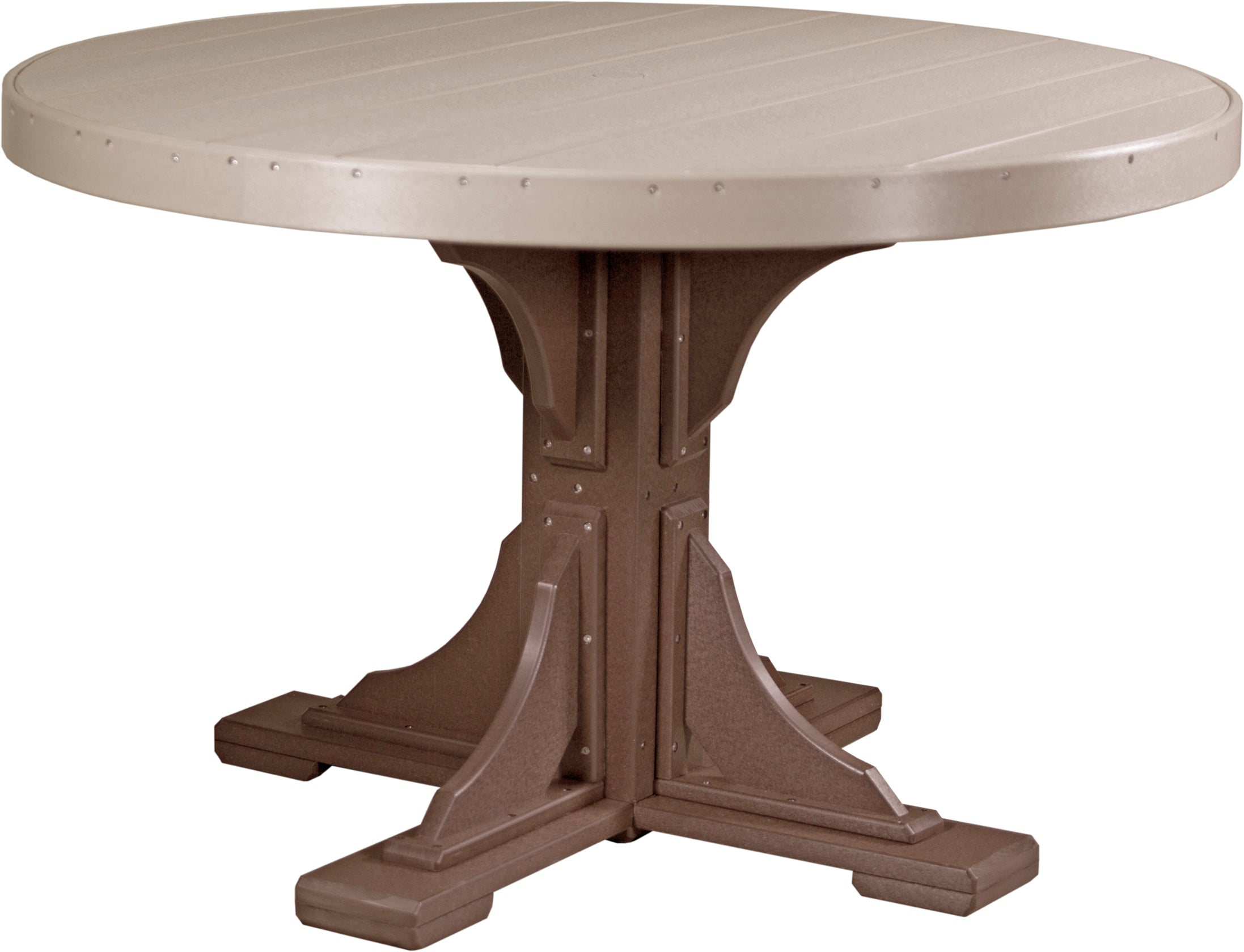 LuxCraft 4' Round Table - Dining Height