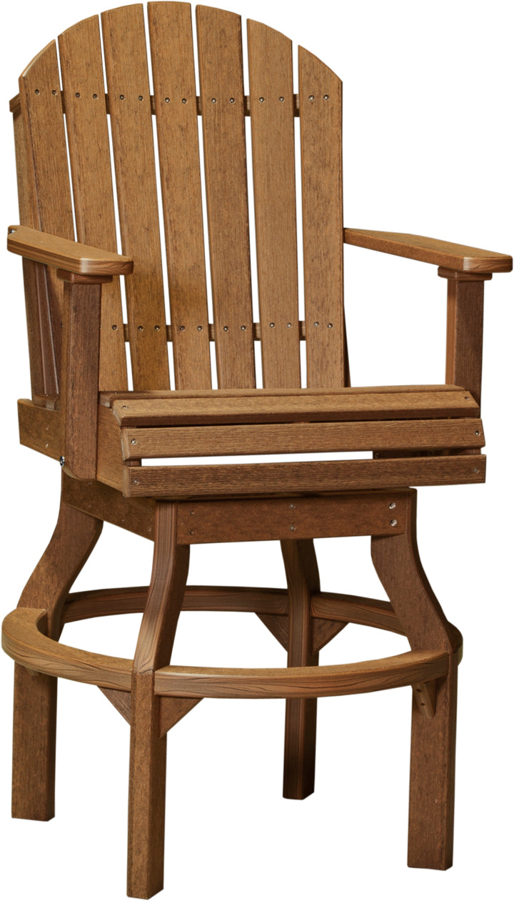 LuxCraft Adirondack Swivel Chair - Bar Height