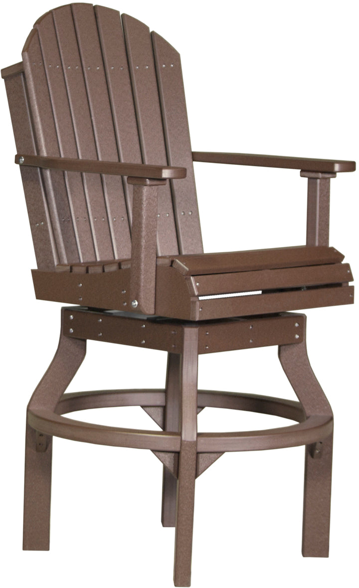 LuxCraft Adirondack Swivel Chair - Bar Height