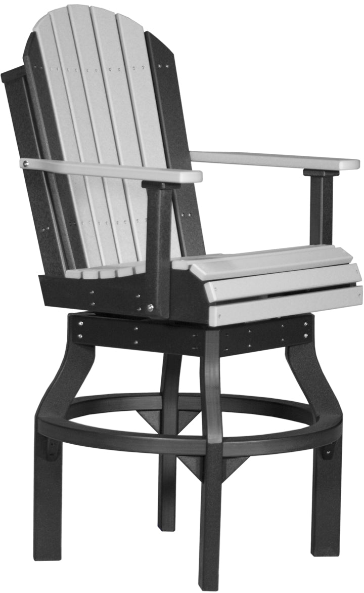 LuxCraft Adirondack Swivel Chair - Bar Height