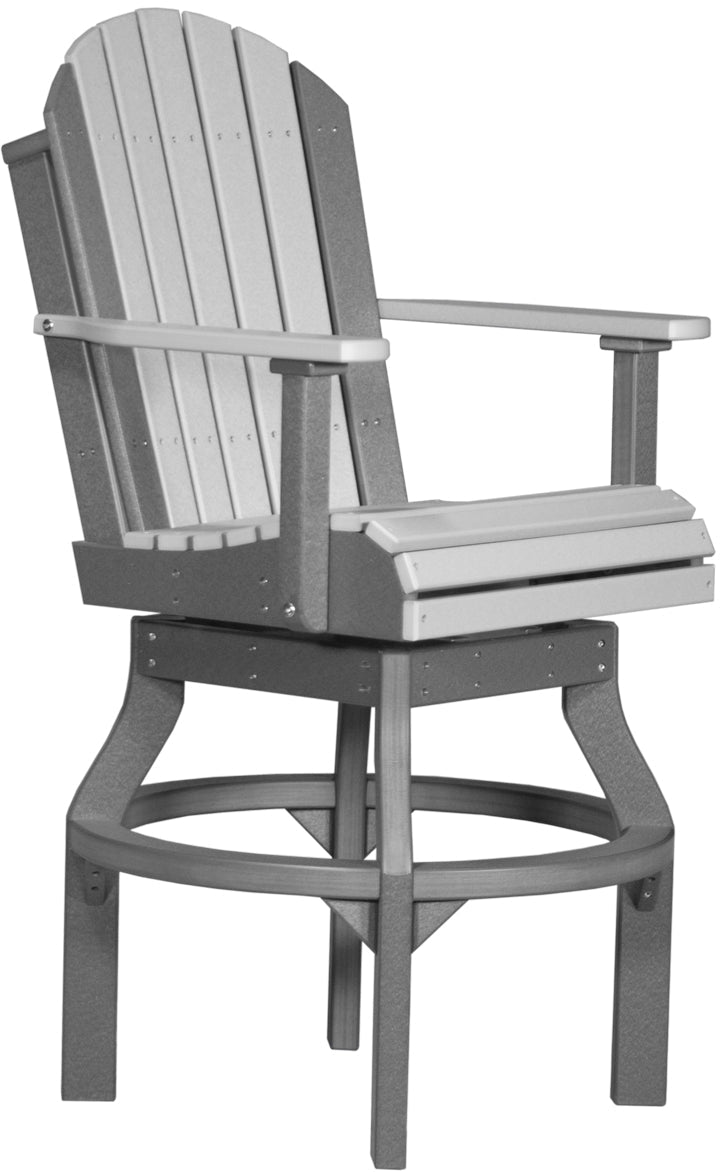 LuxCraft Adirondack Swivel Chair - Bar Height