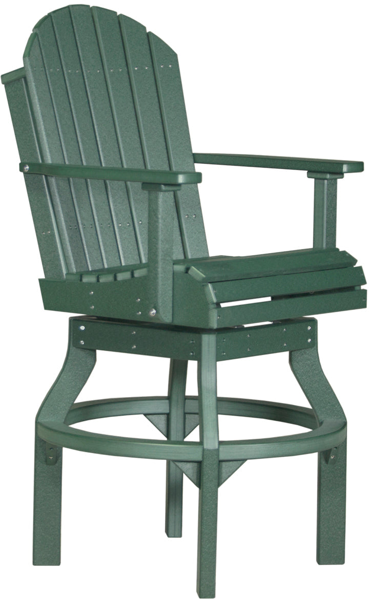 LuxCraft Adirondack Swivel Chair - Bar Height