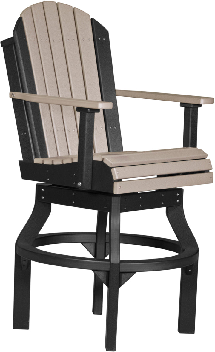 LuxCraft Adirondack Swivel Chair - Bar Height