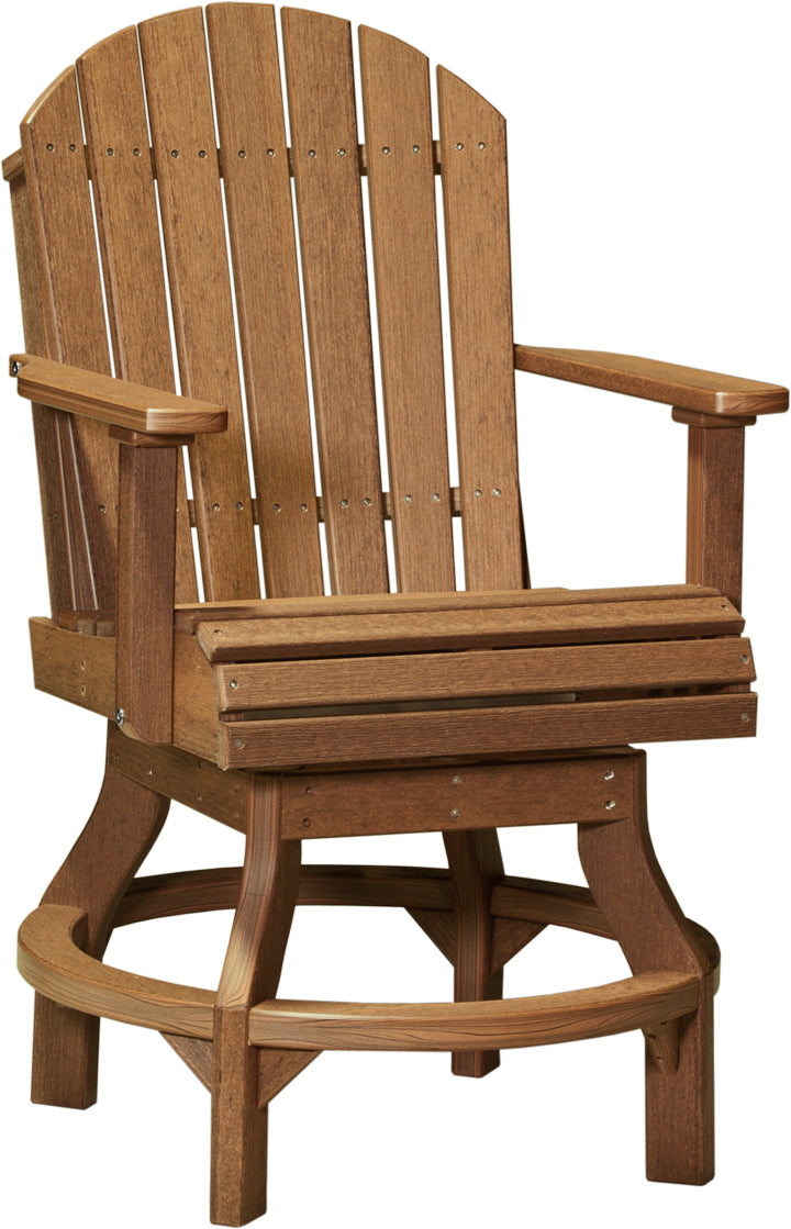 LuxCraft Adirondack Swivel Chair - Counter Height