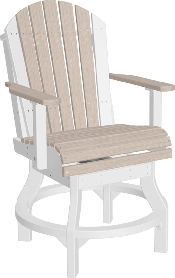 LuxCraft Adirondack Swivel Chair - Counter Height