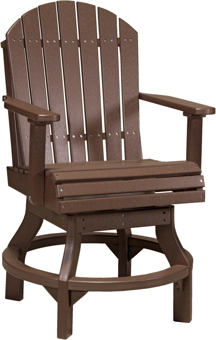 LuxCraft Adirondack Swivel Chair - Counter Height