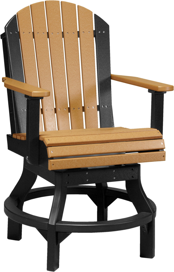 LuxCraft Adirondack Swivel Chair - Counter Height