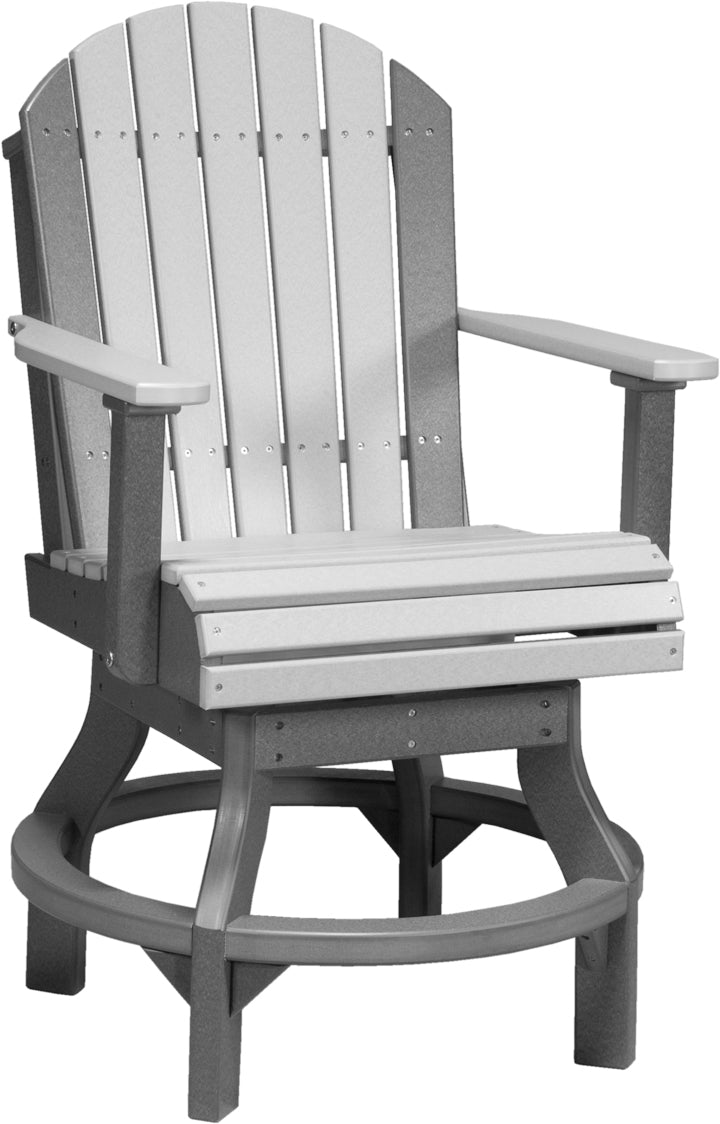 LuxCraft Adirondack Swivel Chair - Counter Height