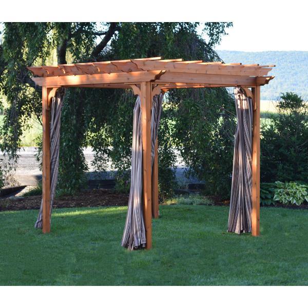 A&L Furniture Cedar Pergola Swing Bed Stand