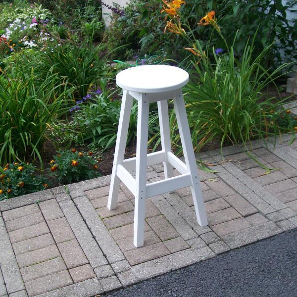 A&L Furniture Recycled Plastic Bar Stool