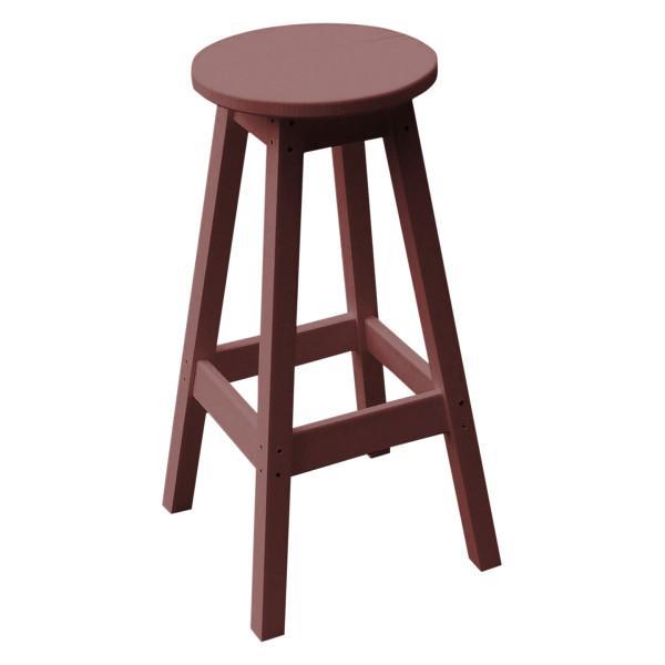 A&L Furniture Recycled Plastic Bar Stool