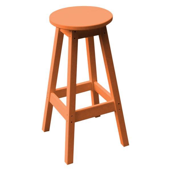 A&L Furniture Recycled Plastic Bar Stool