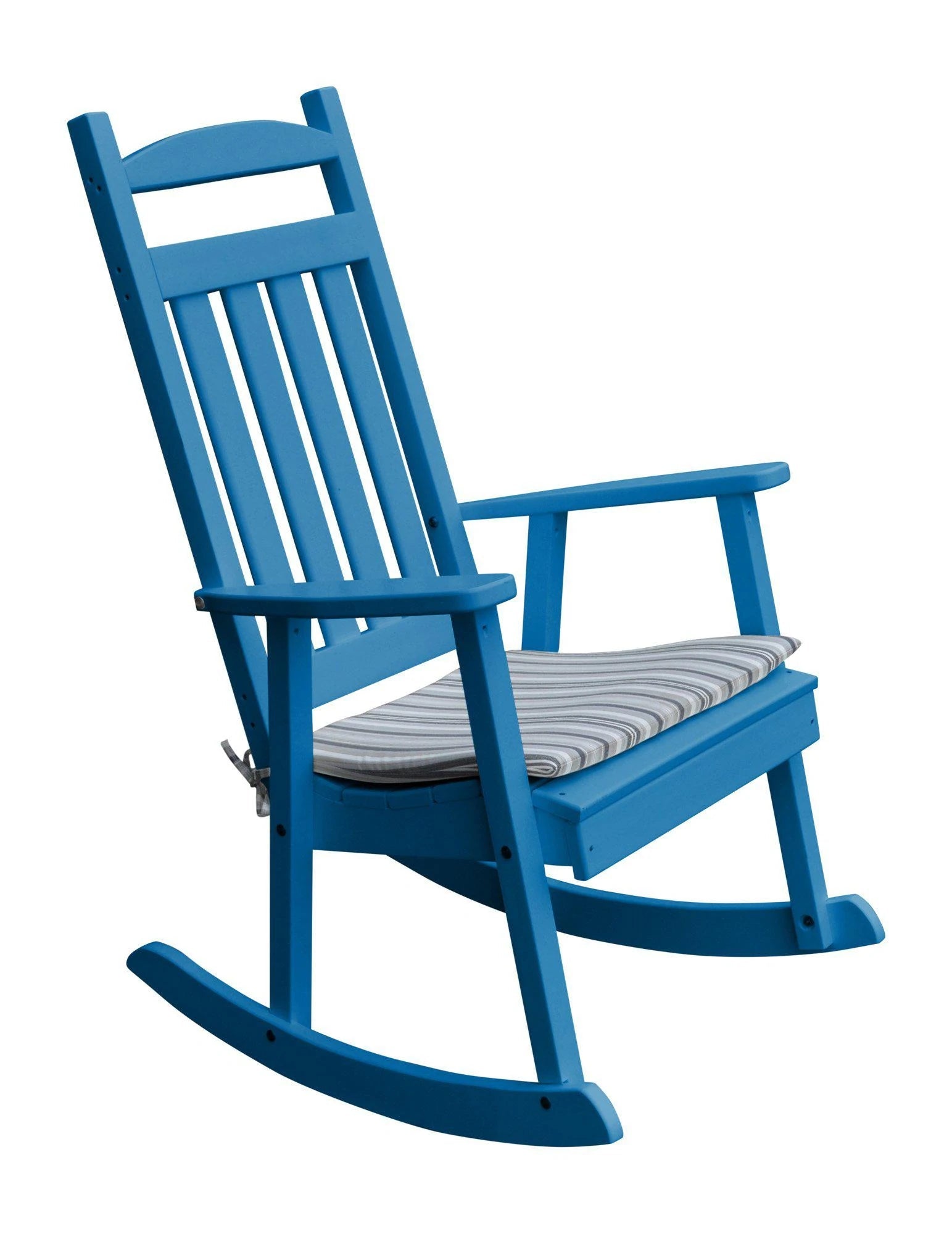 A&L Furniture Rocking Chair Blue