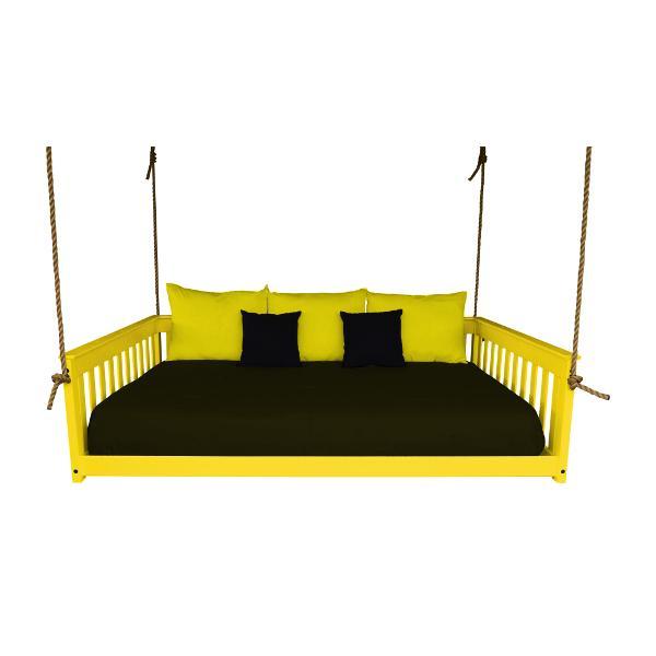 A&L Furniture VersaLoft Mission Hanging Daybed with Rope