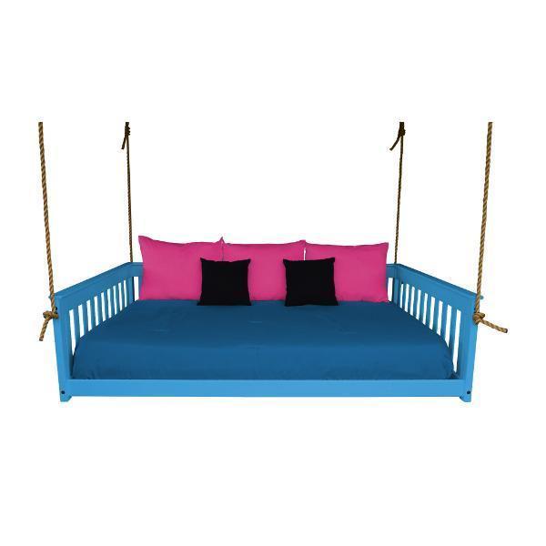 A&L Furniture VersaLoft Mission Hanging Daybed with Rope