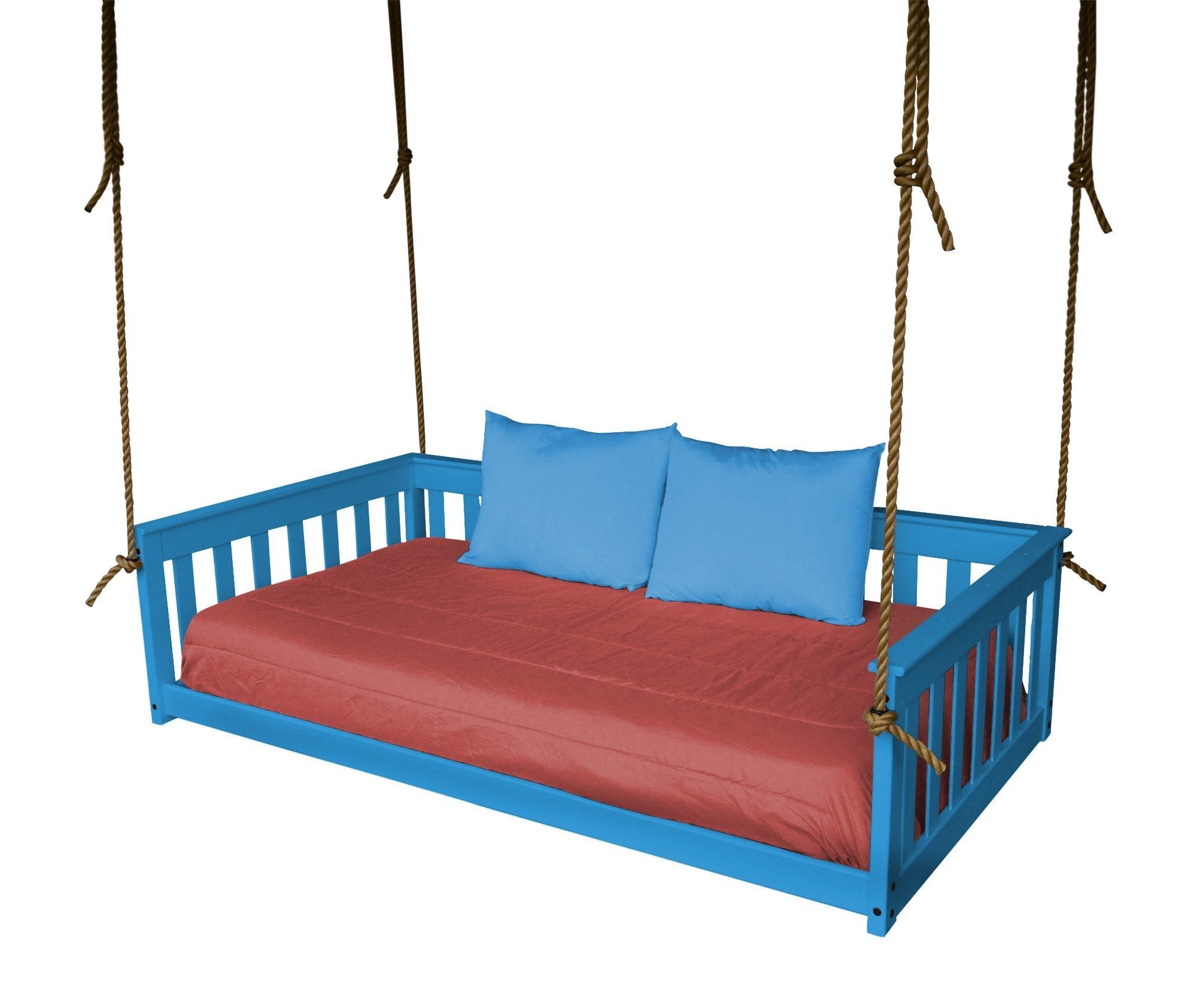 A&L Furniture VersaLoft Mission Hanging Daybed with Rope