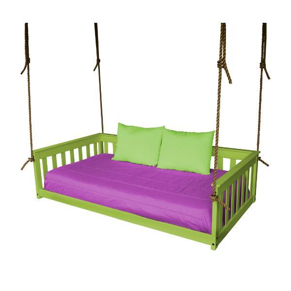 A&L Furniture VersaLoft Mission Hanging Daybed with Rope