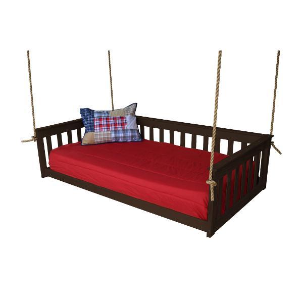 A&L Furniture VersaLoft Mission Hanging Daybed with Rope