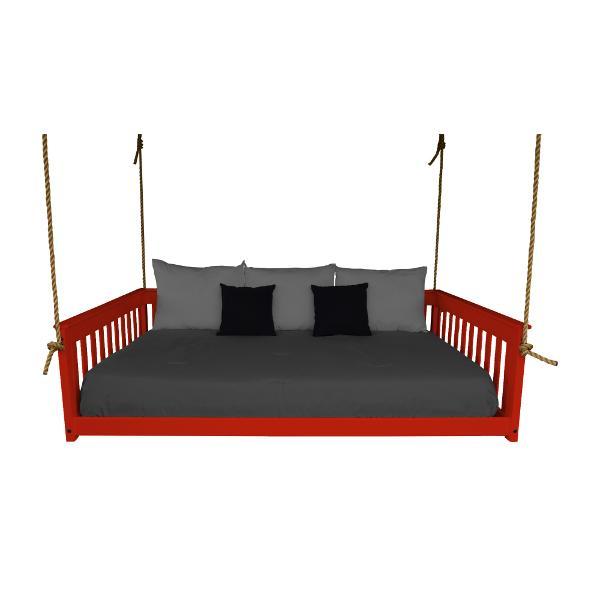 A&L Furniture VersaLoft Mission Hanging Daybed with Rope