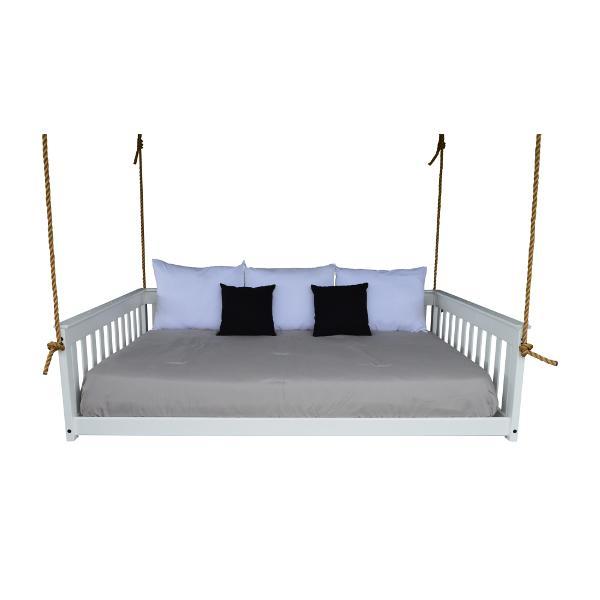 A&L Furniture VersaLoft Mission Hanging Daybed with Rope