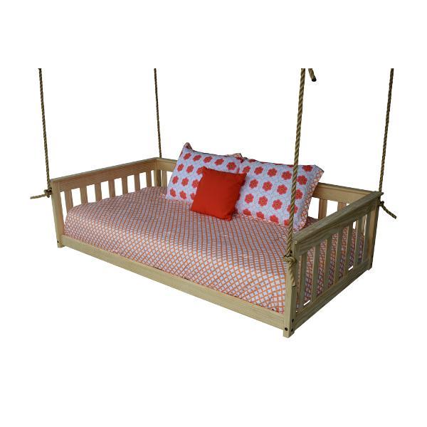 A&L Furniture VersaLoft Mission Hanging Daybed with Rope