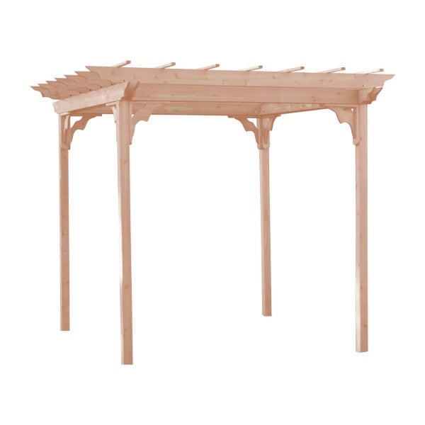 A&L Furniture Cedar Pergola Swing Bed Stand