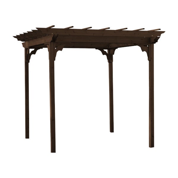 A&L Furniture Cedar Pergola Swing Bed Stand