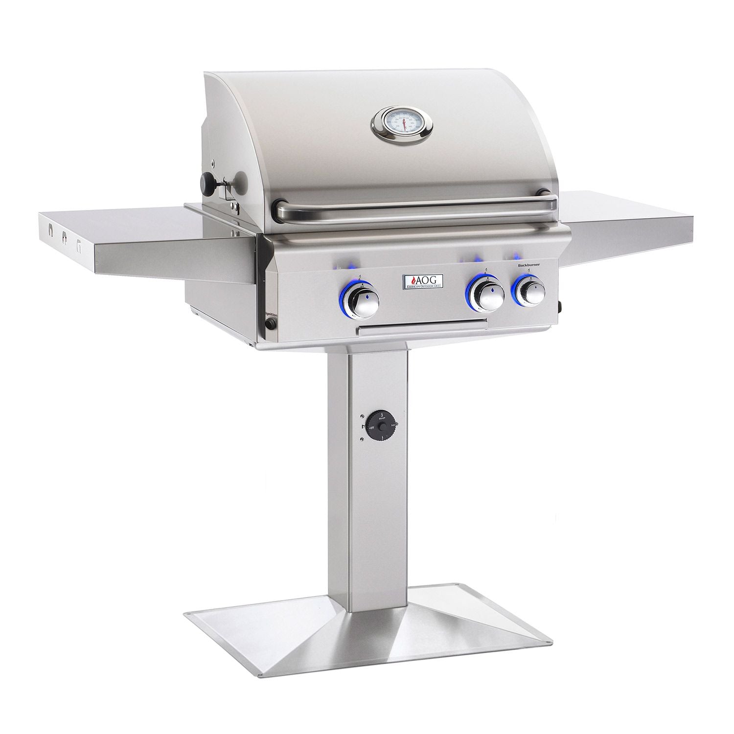 American Outdoor Grill 24-Inch Gas Grill on Post