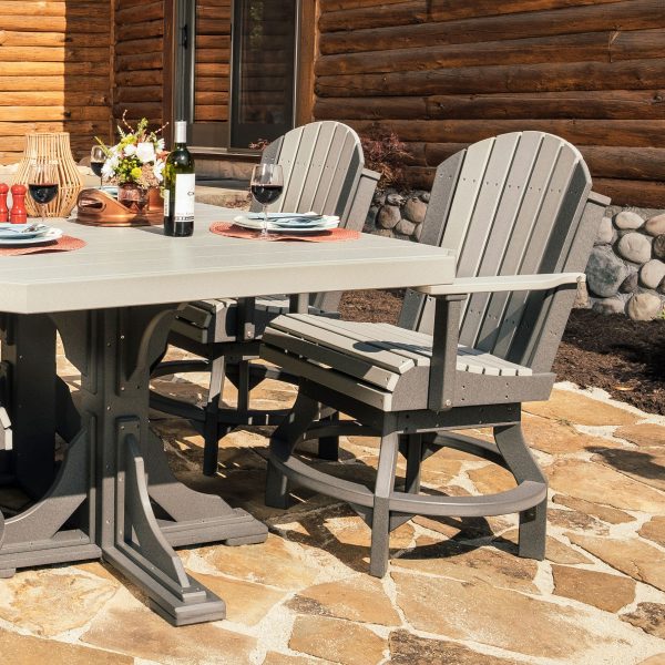 LuxCraft Adirondack Swivel Chair - Dining Height