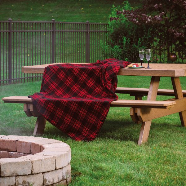 LuxCraft 6' Rectangular Picnic Table