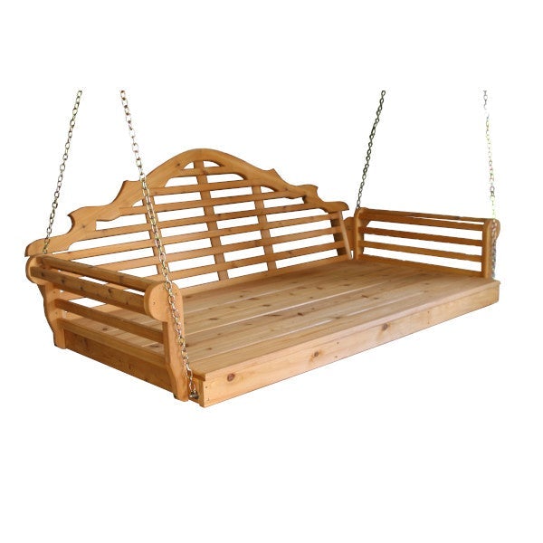 A&L Furniture Marlboro Red Cedar Swing Bed