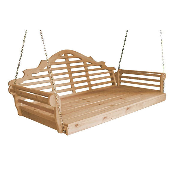 A&L Furniture Marlboro Red Cedar Swing Bed