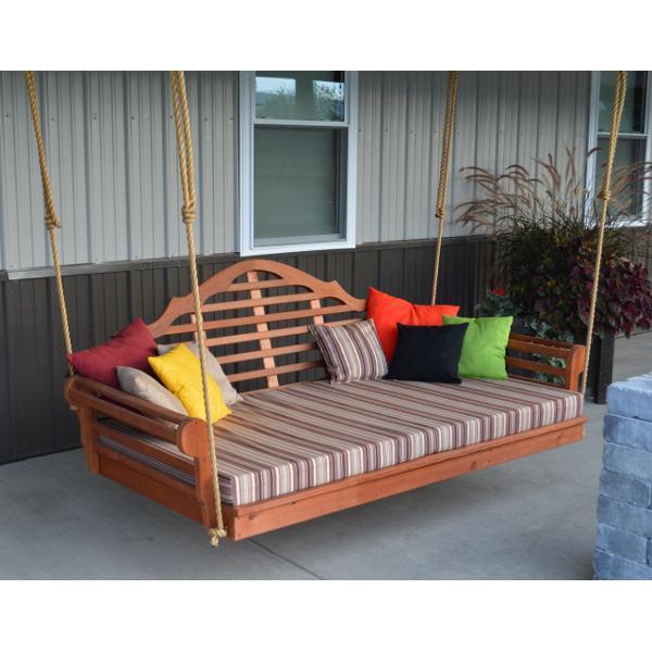 A&L Furniture Marlboro Red Cedar Swing Bed