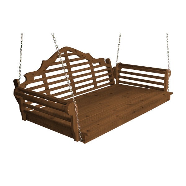 A&L Furniture Marlboro Red Cedar Swing Bed