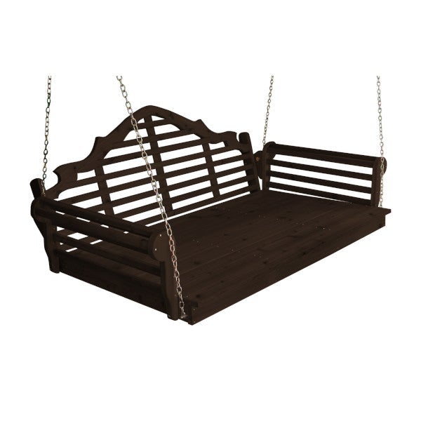 A&L Furniture Marlboro Red Cedar Swing Bed