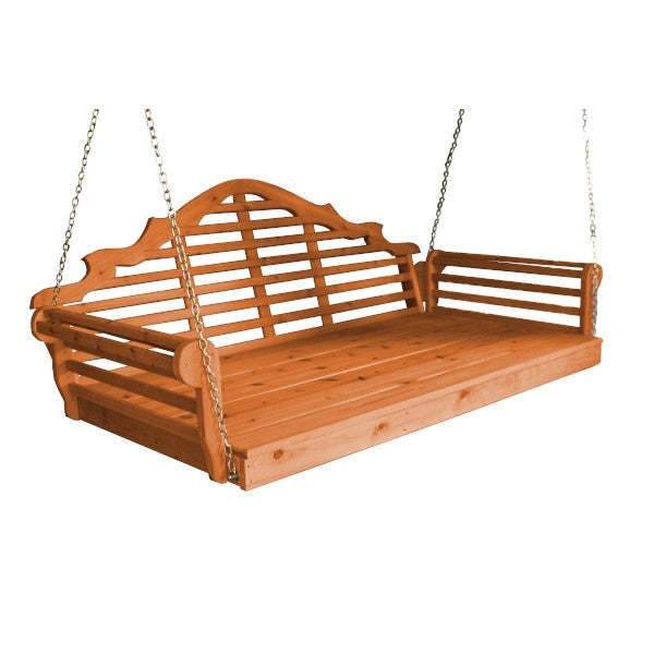 A&L Furniture Marlboro Red Cedar Swing Bed