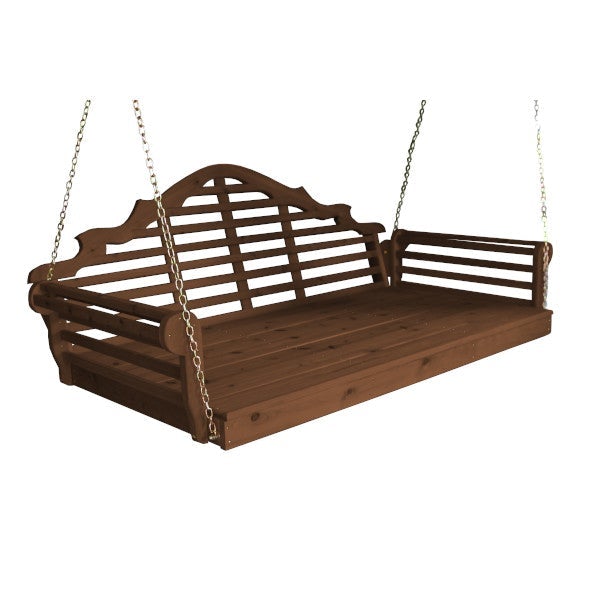 A&L Furniture Marlboro Red Cedar Swing Bed