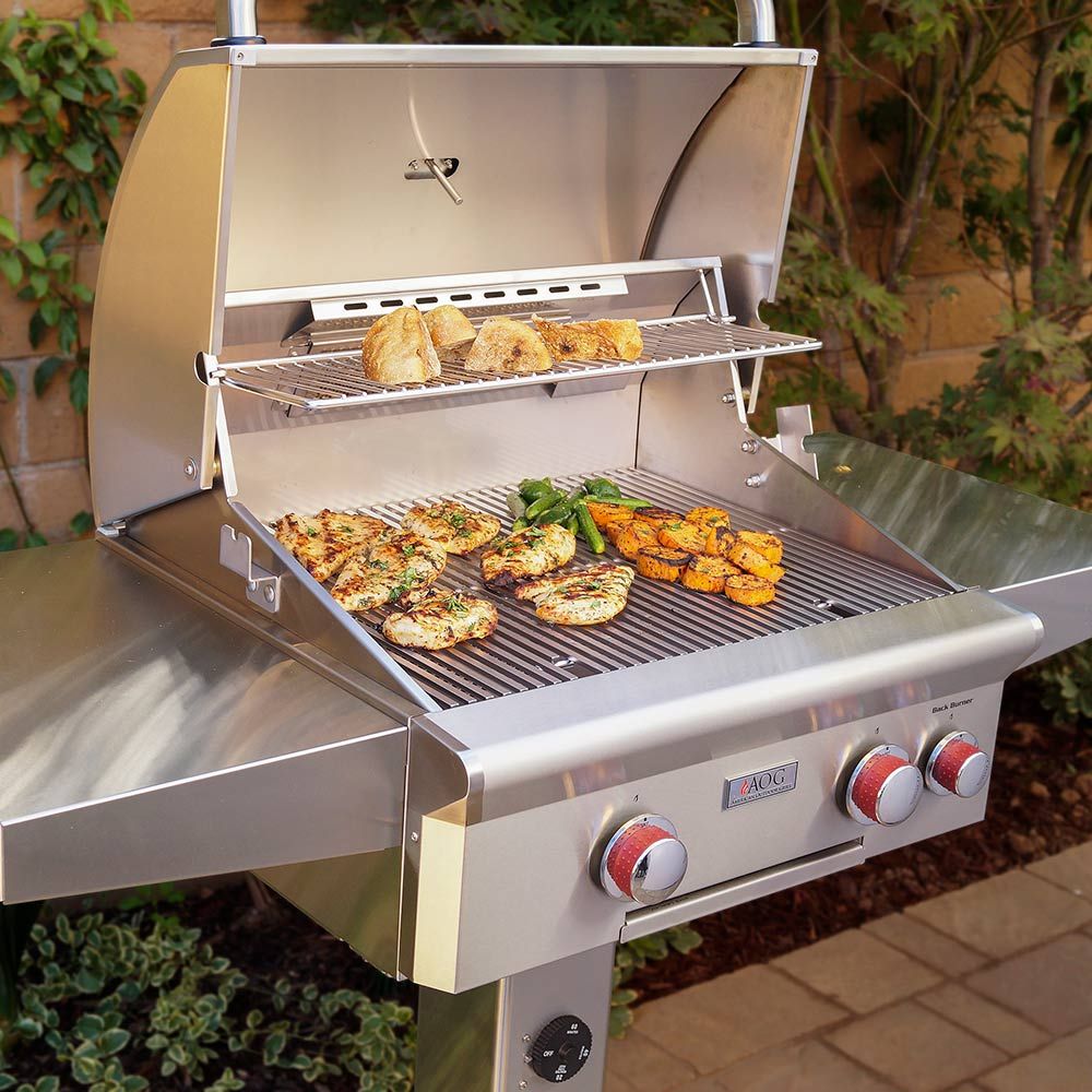 American Outdoor Grill 24-Inch Gas Grill on Post