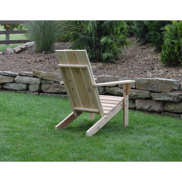 A&L Furniture Western Red Cedar Modern Adirondack Chair