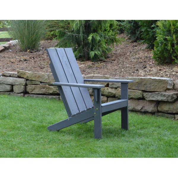 A&L Furniture Western Red Cedar Modern Adirondack Chair