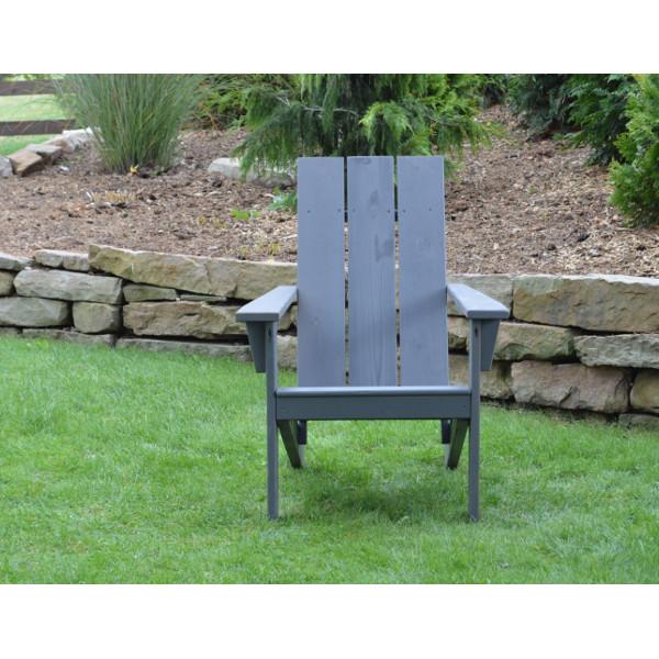 A&L Furniture Western Red Cedar Modern Adirondack Chair