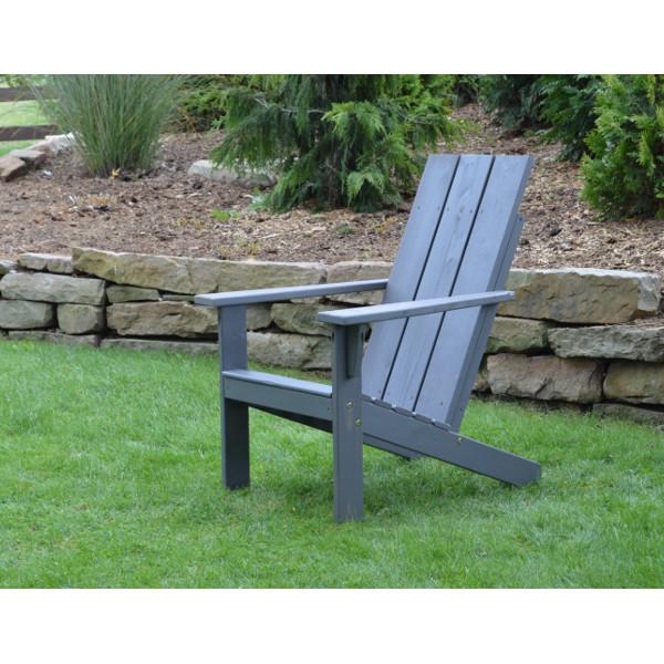 A&L Furniture Western Red Cedar Modern Adirondack Chair