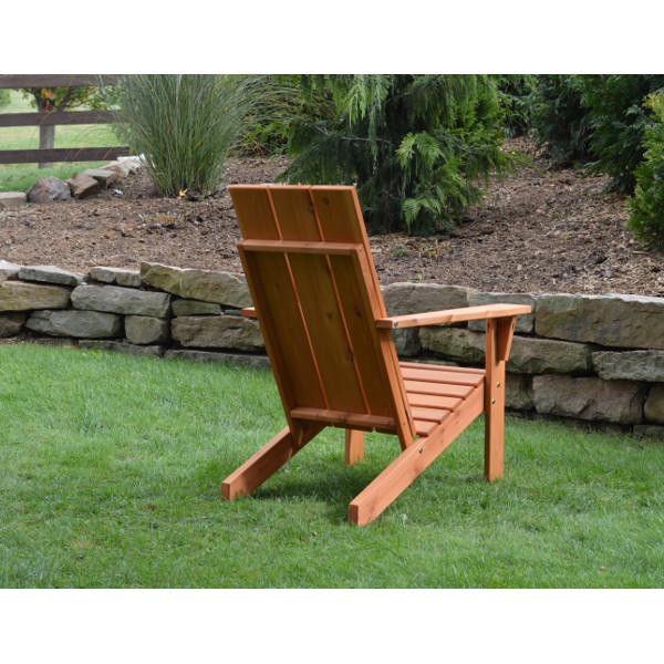 A&L Furniture Western Red Cedar Modern Adirondack Chair