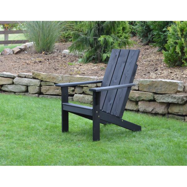 A&L Furniture Western Red Cedar Modern Adirondack Chair