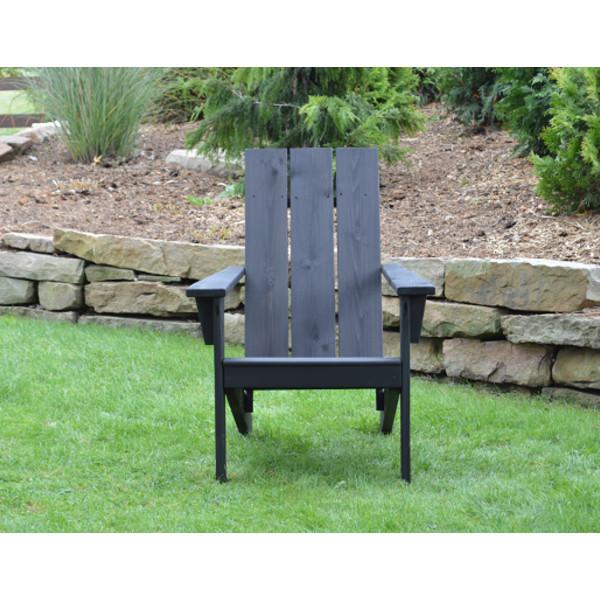 A&L Furniture Western Red Cedar Modern Adirondack Chair