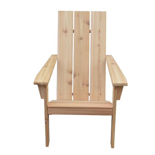 A&L Furniture Western Red Cedar Modern Adirondack Chair