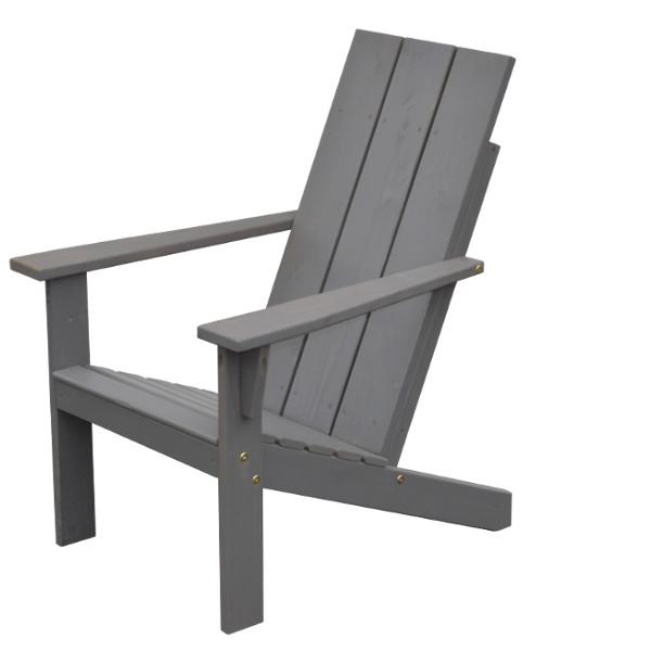 A&L Furniture Western Red Cedar Modern Adirondack Chair