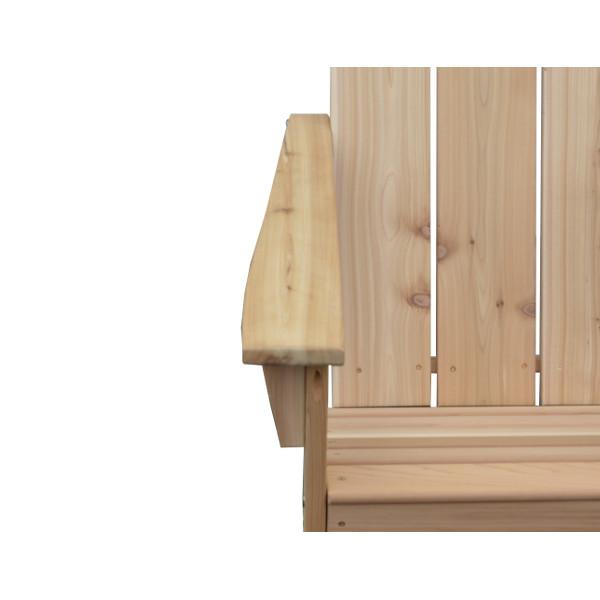 A&L Furniture Western Red Cedar Modern Adirondack Chair