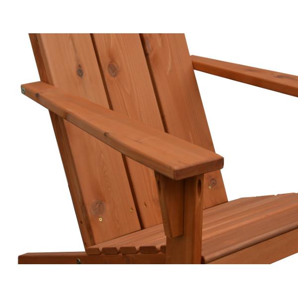 A&L Furniture Western Red Cedar Modern Adirondack Chair